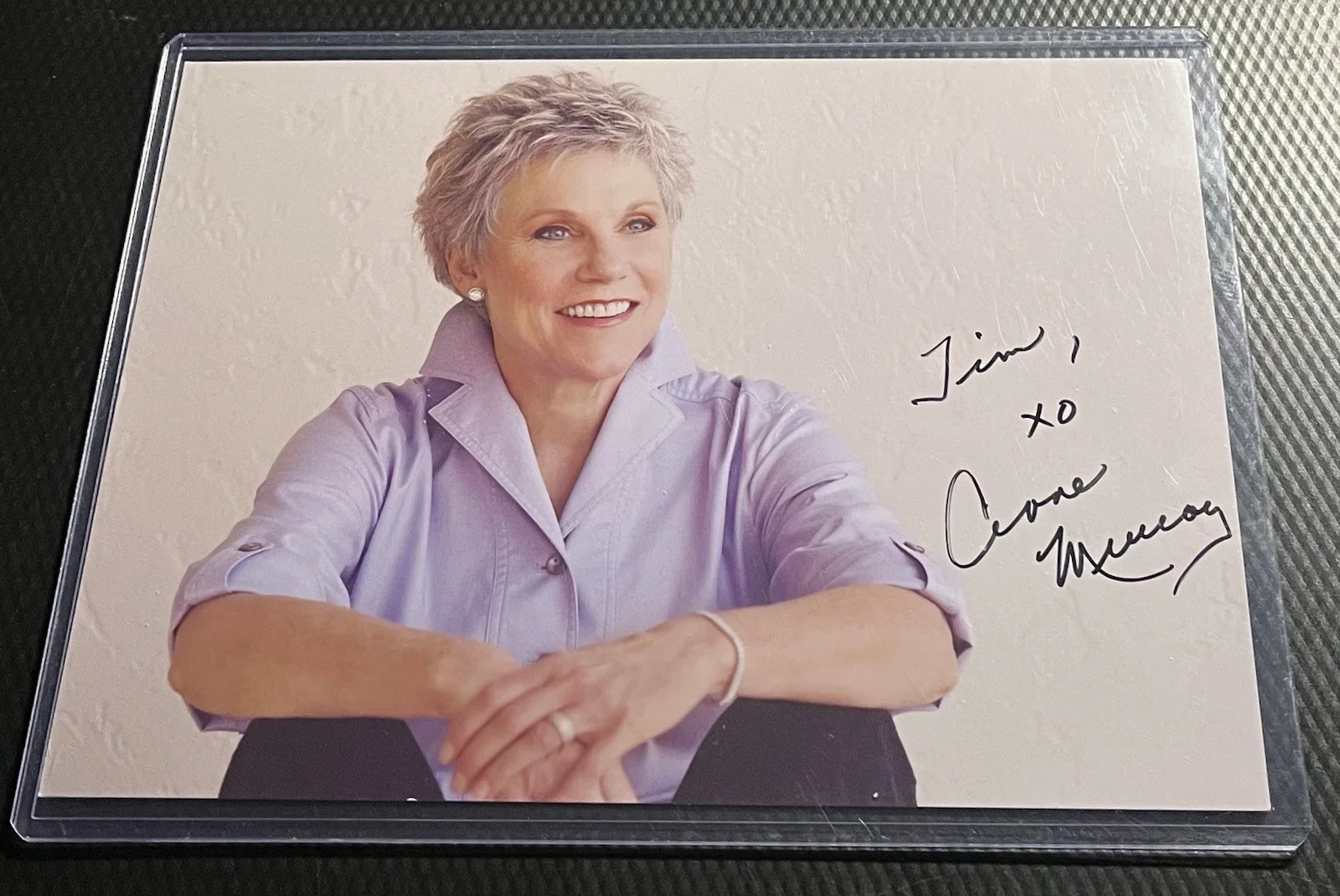 Anne Murray Friends & Legends Signed 5x7 All of Me Photo w/ COA Top Loader, изображение 2
