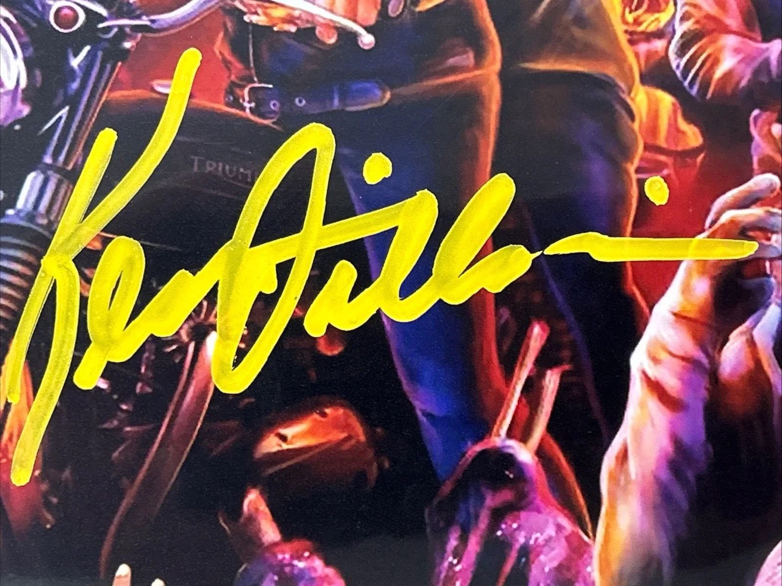 Kevin Dillon — Kevin Dillon The Blob Signed 8x10 Color Photo JSA Authenticated A1, image 5