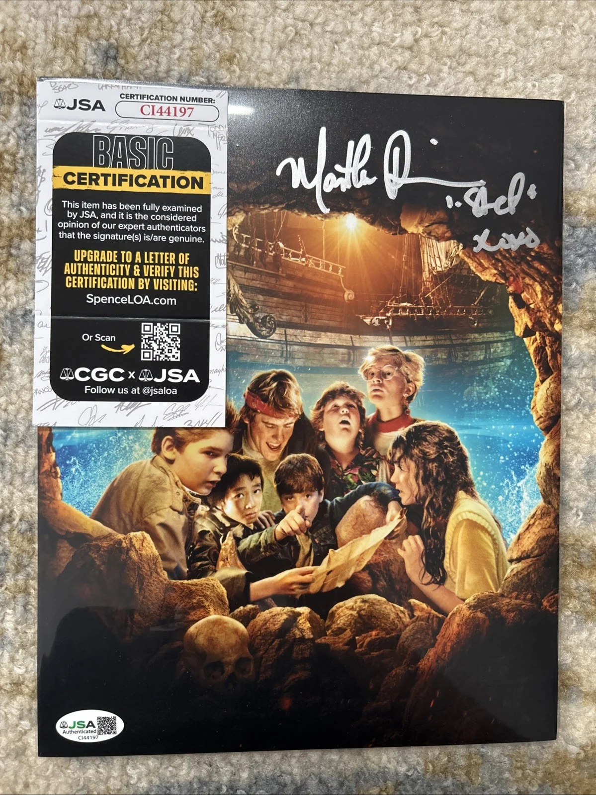 Martha Plimpton — Martha Plimpton Stef Signed 8x10 Color Photo Goonies JSA Authenticated B2, image 2