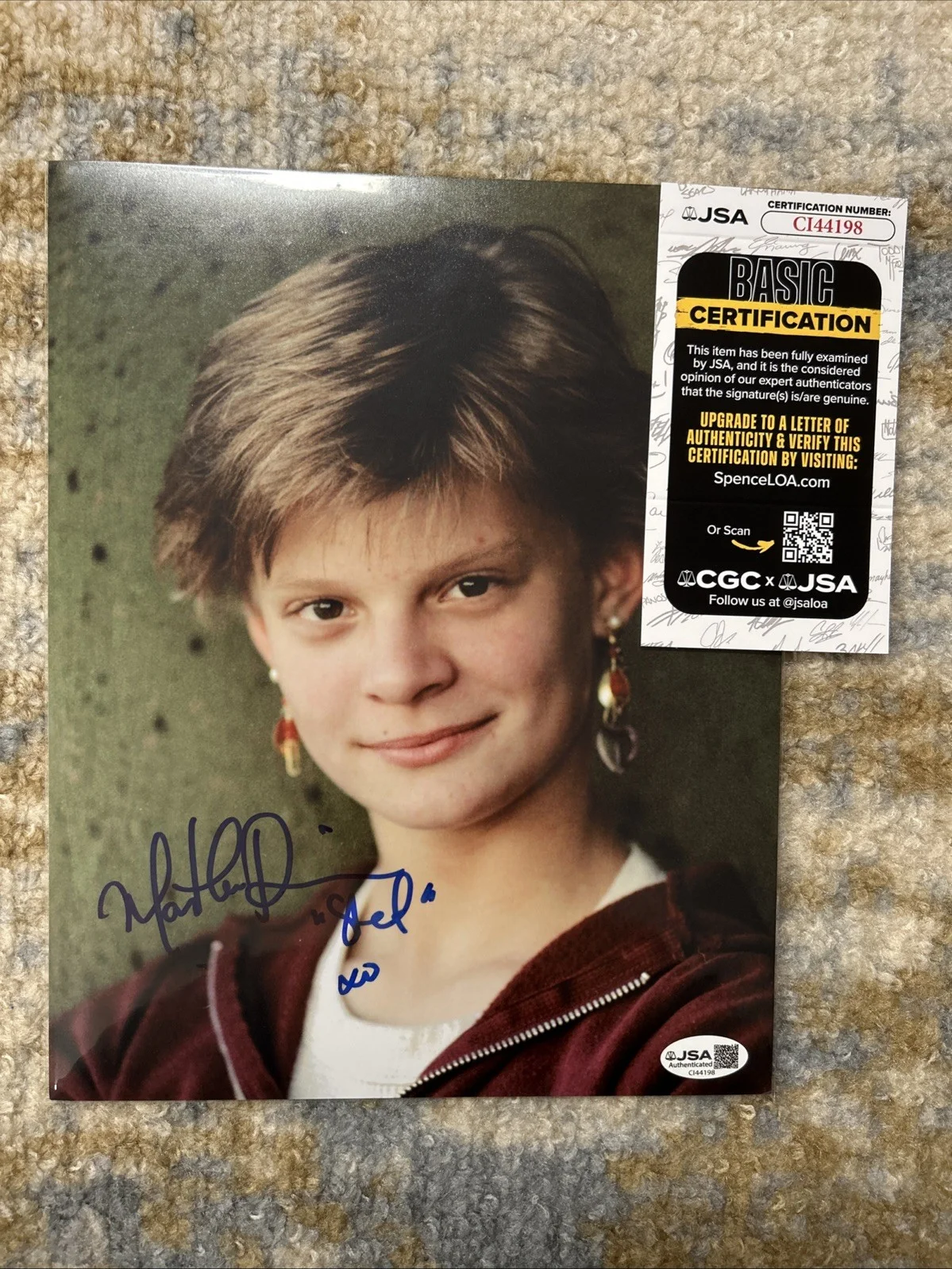 Martha Plimpton — Martha Plimpton Stef Signed 8x10 Color Photo Goonies JSA Authenticated A1, image 2