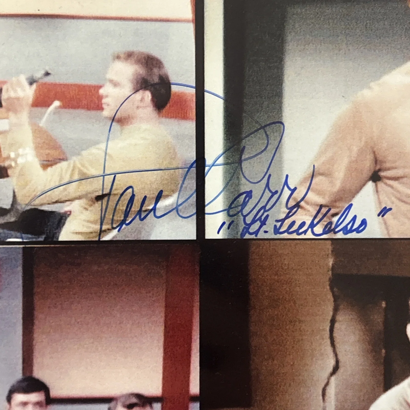 Paul Carr — Paul Carr StarTrek LT Lee Kelso Signed 8x10 Color Photo JSA Authenticated, изображение 4