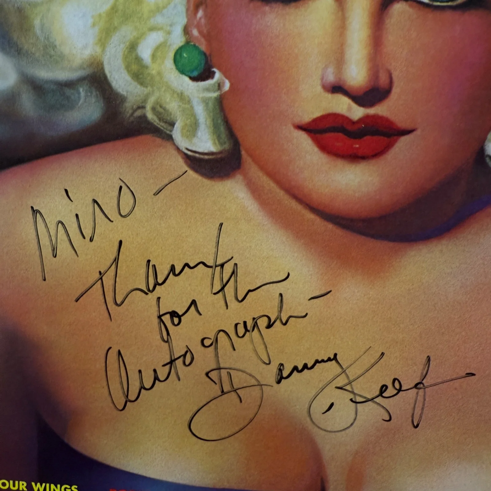 DANNY O'KEEFE - AUTOGRAPHED "Breezy Stories" USA vinyl album SD 7264 Atlantic, изображение 2