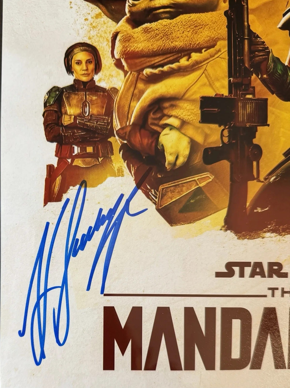 Katee Sackhoff — KATEE SACKHOFF SIGNED • CELEBRITY AUTHENTICS • BO KATAN MANDALORIAN PHOTO 11x17, image 2