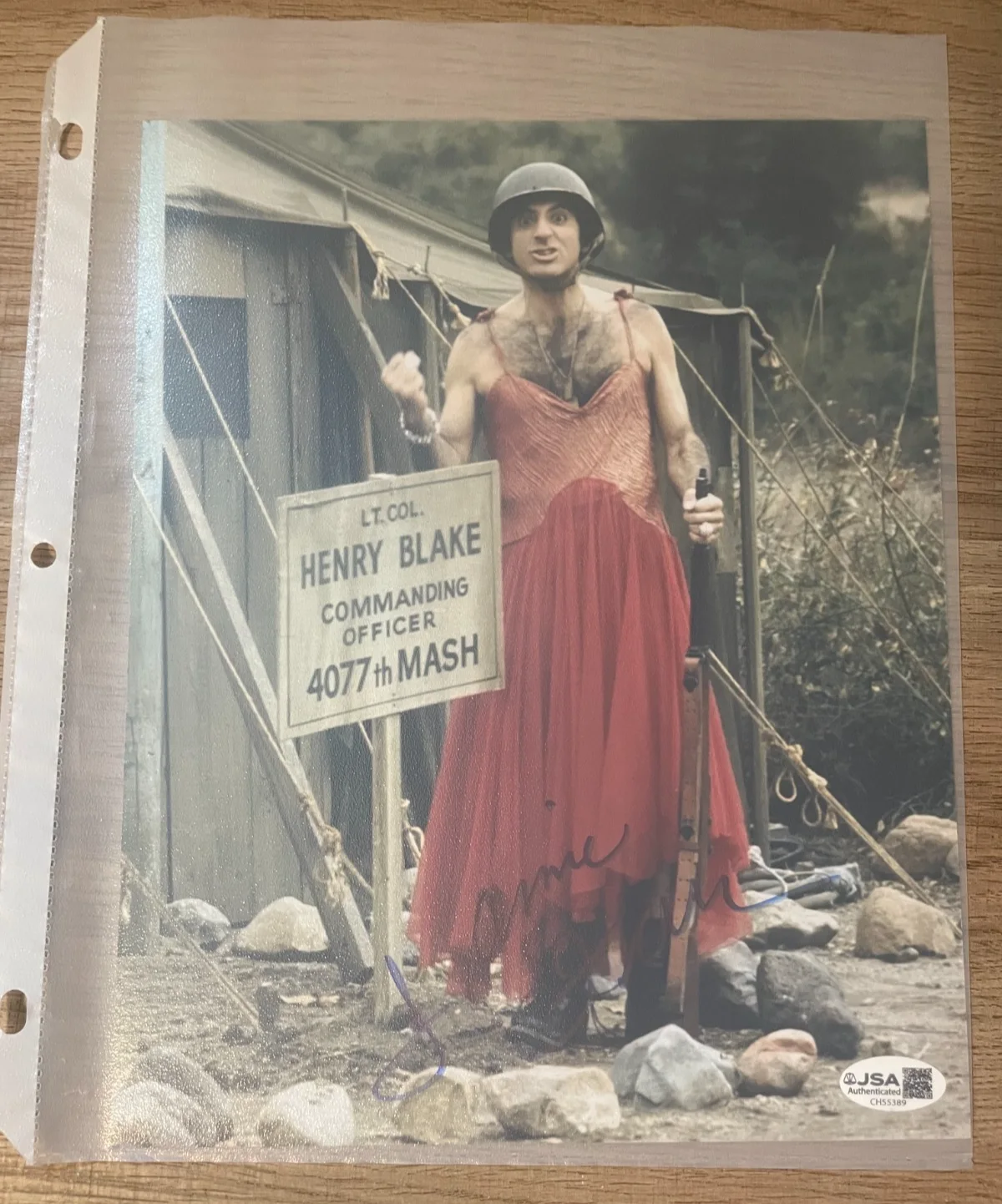 Jamie farr — MASH Jamie Farr autographed signed 8x10 color MASH photo JSA Certified, image 3
