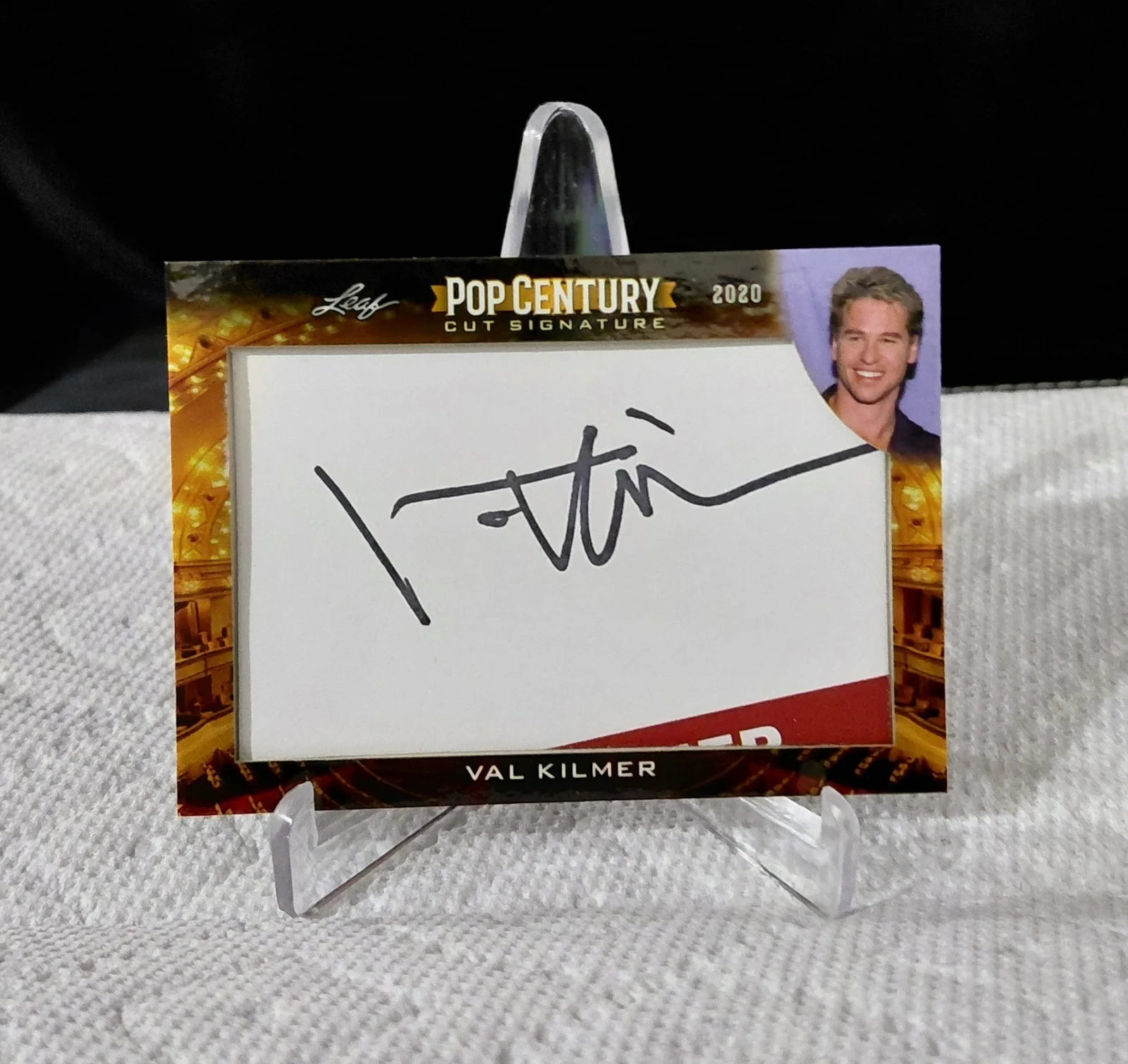Val Kilmer — 2020 POP CENTURY VAL KILMER. "CUT SIGNATURE". AUTHENTIC AUTOGRAPH. #PCC-VK1., image 3