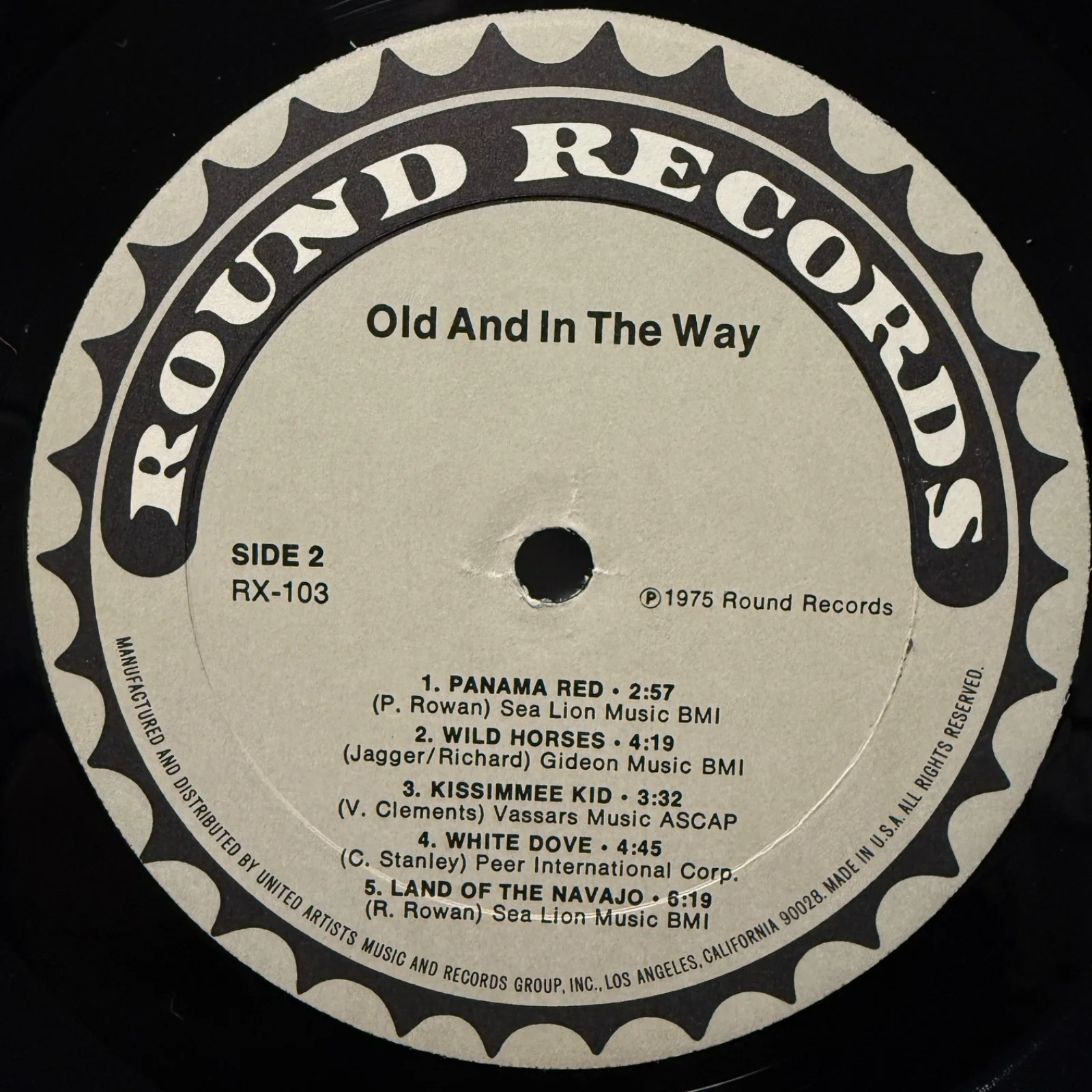 OLD & IN THE WAY - AUTOGRAPHED by PETER ROWAN on cover USA vinyl album RX-103, изображение 4