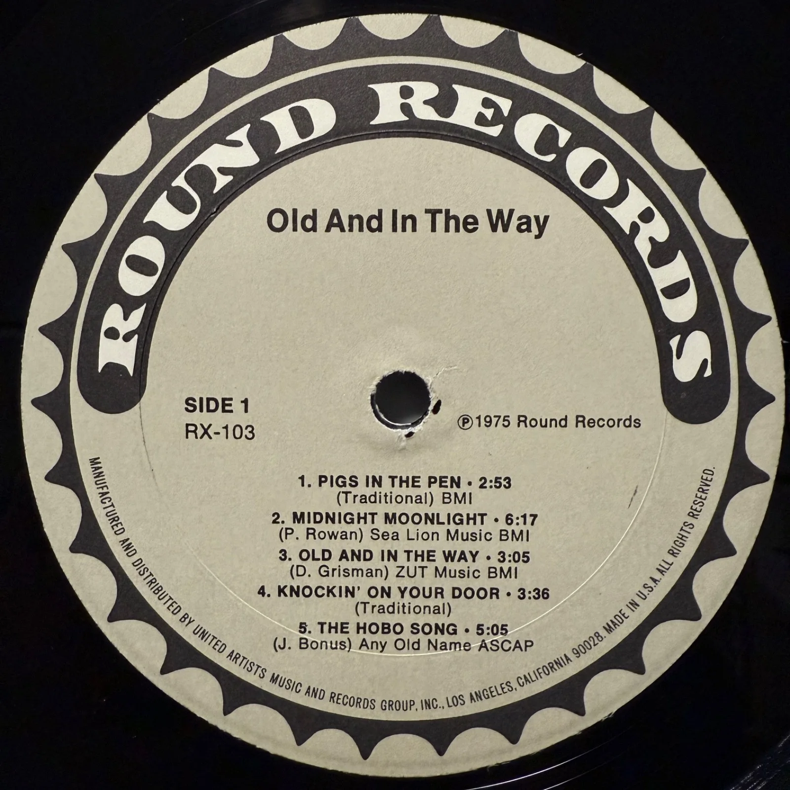 OLD & IN THE WAY - AUTOGRAPHED by PETER ROWAN on cover USA vinyl album RX-103, изображение 5