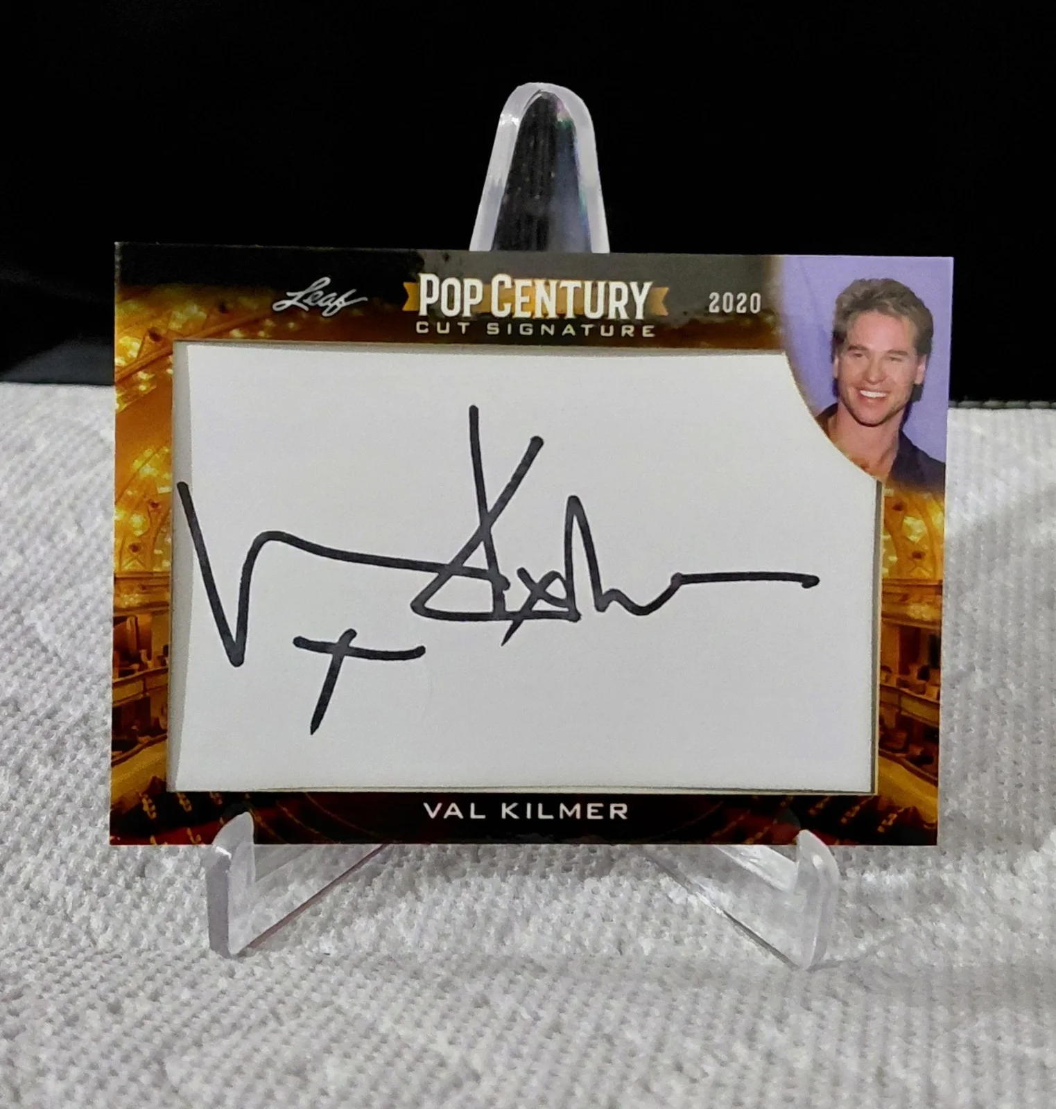 Val Kilmer — 2020 POP CENTURY VAL KILMER. "CUT SIGNATURE". AUTHENTIC AUTOGRAPH. #PCC-VK1., image 3