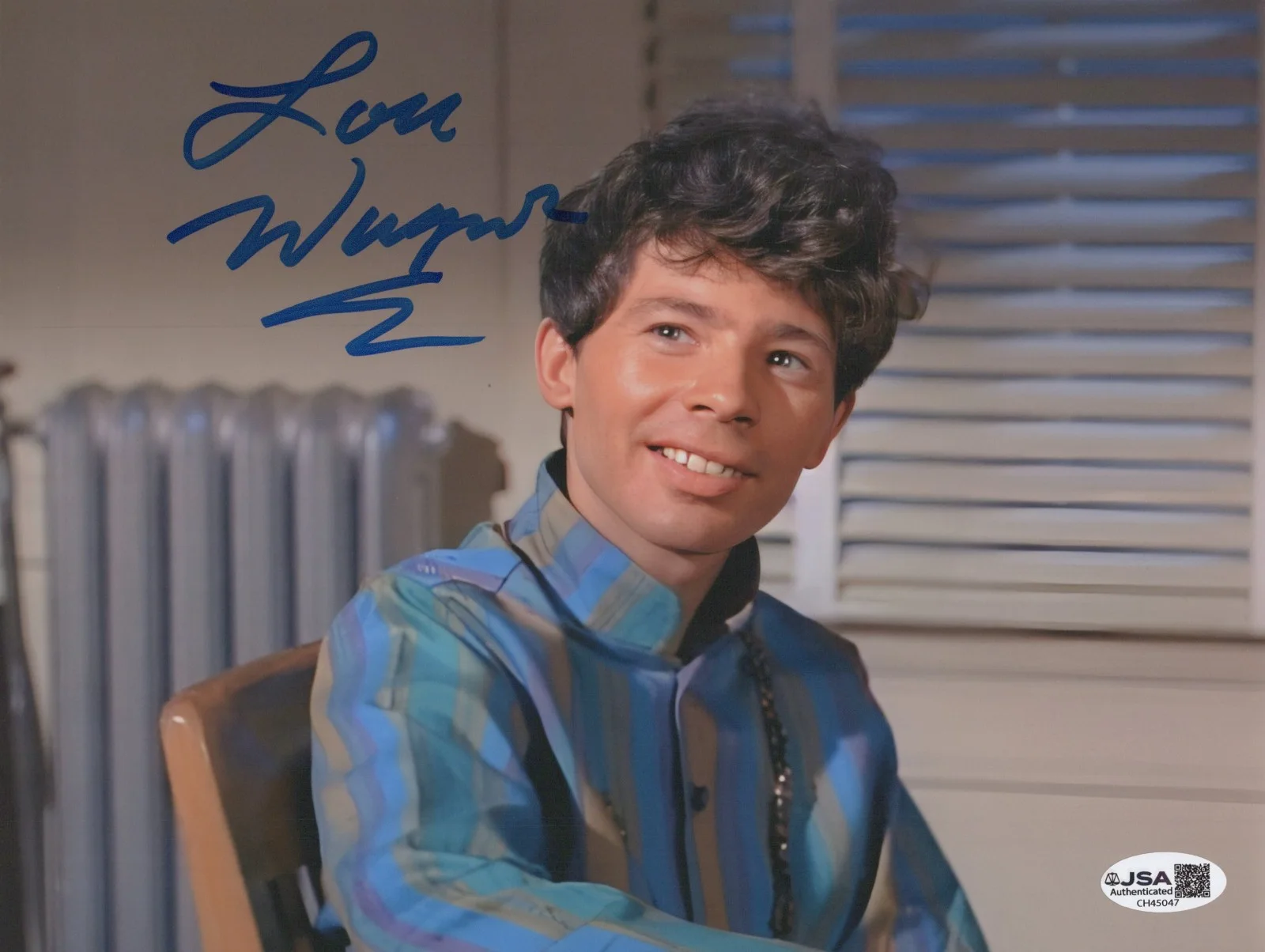 LOU WAGNER — LOU WAGNER Hand Signed DRAGNET 8x10 Photo AUTHENTIC Autograph JSA COA Cert