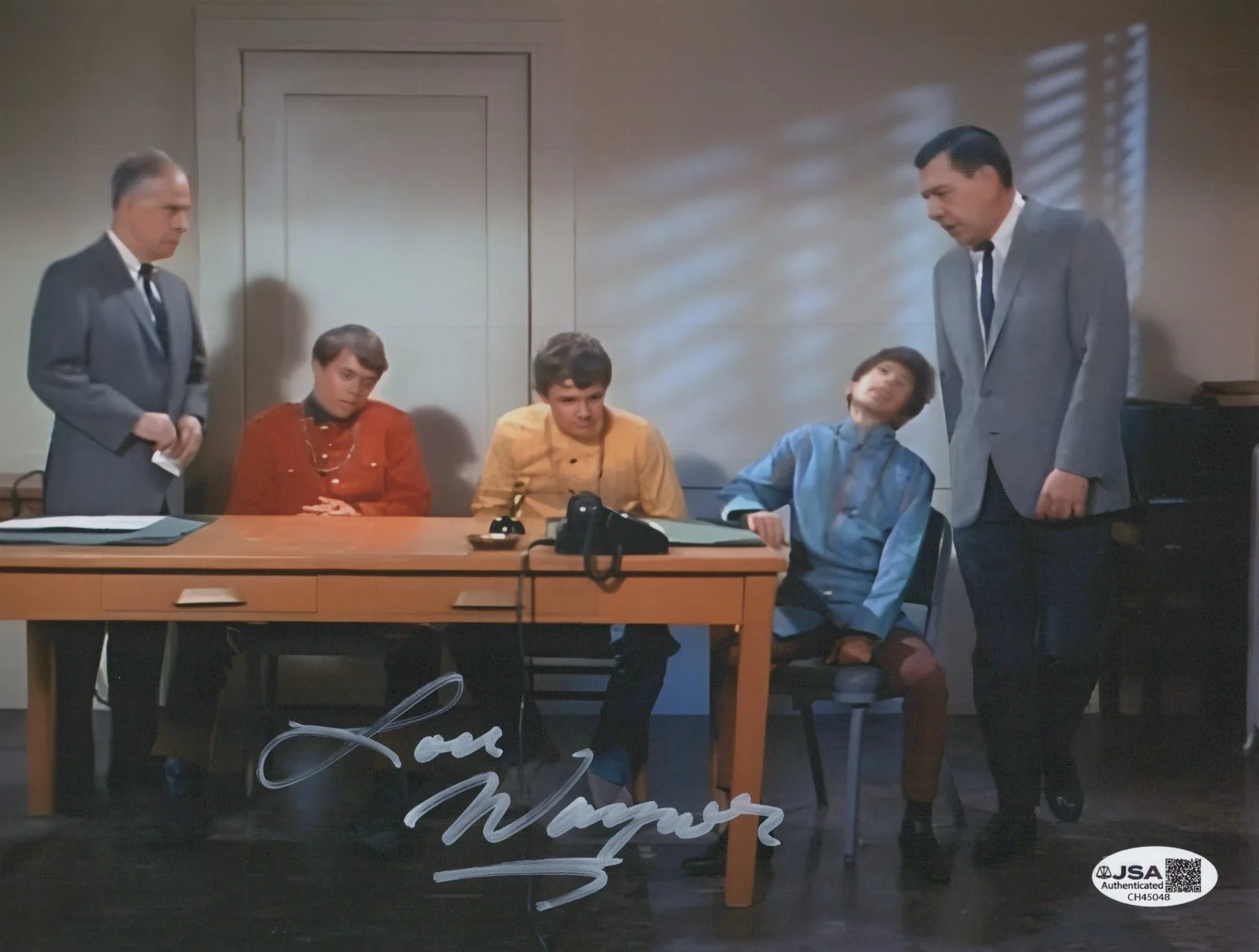 LOU WAGNER — LOU WAGNER Hand Signed DRAGNET 8x10 Photo AUTHENTIC Autograph JSA COA Cert