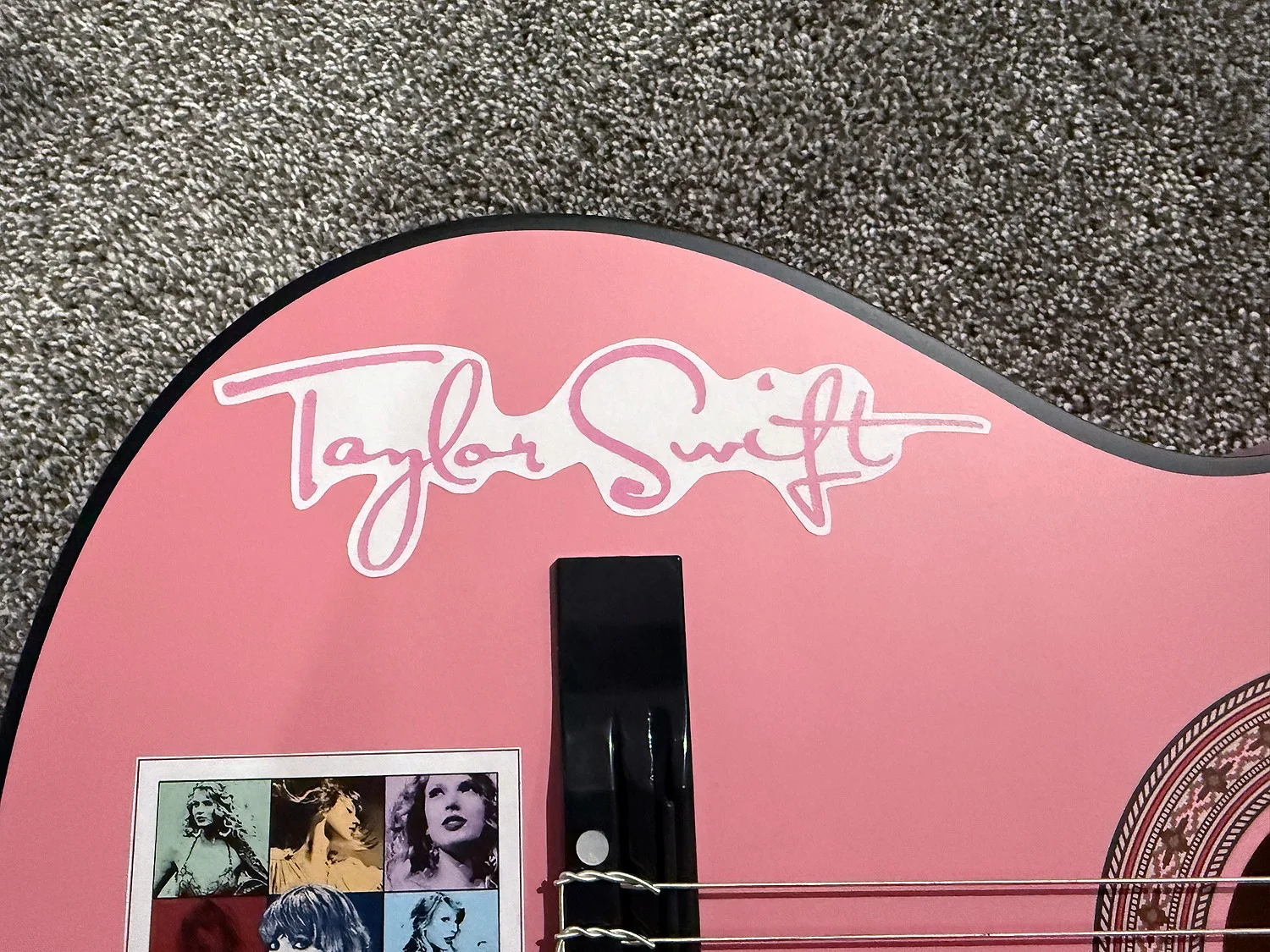 TAYLOR SWIFT Eras Tour Tourtured Poets Autograph SIGNED Acoustic Guitar JSA COA, image 4