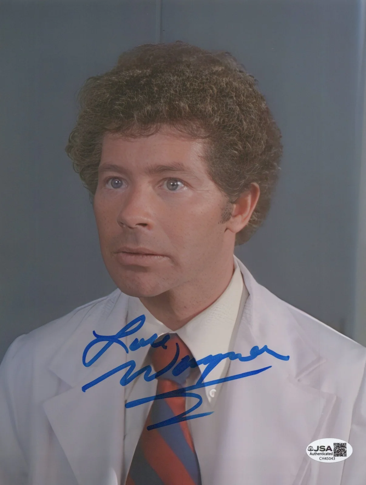 Lou Wagner — LOU WAGNER Signed CHiPs 8x10 Authentic Harlan Arliss Photo JSA COA Cert