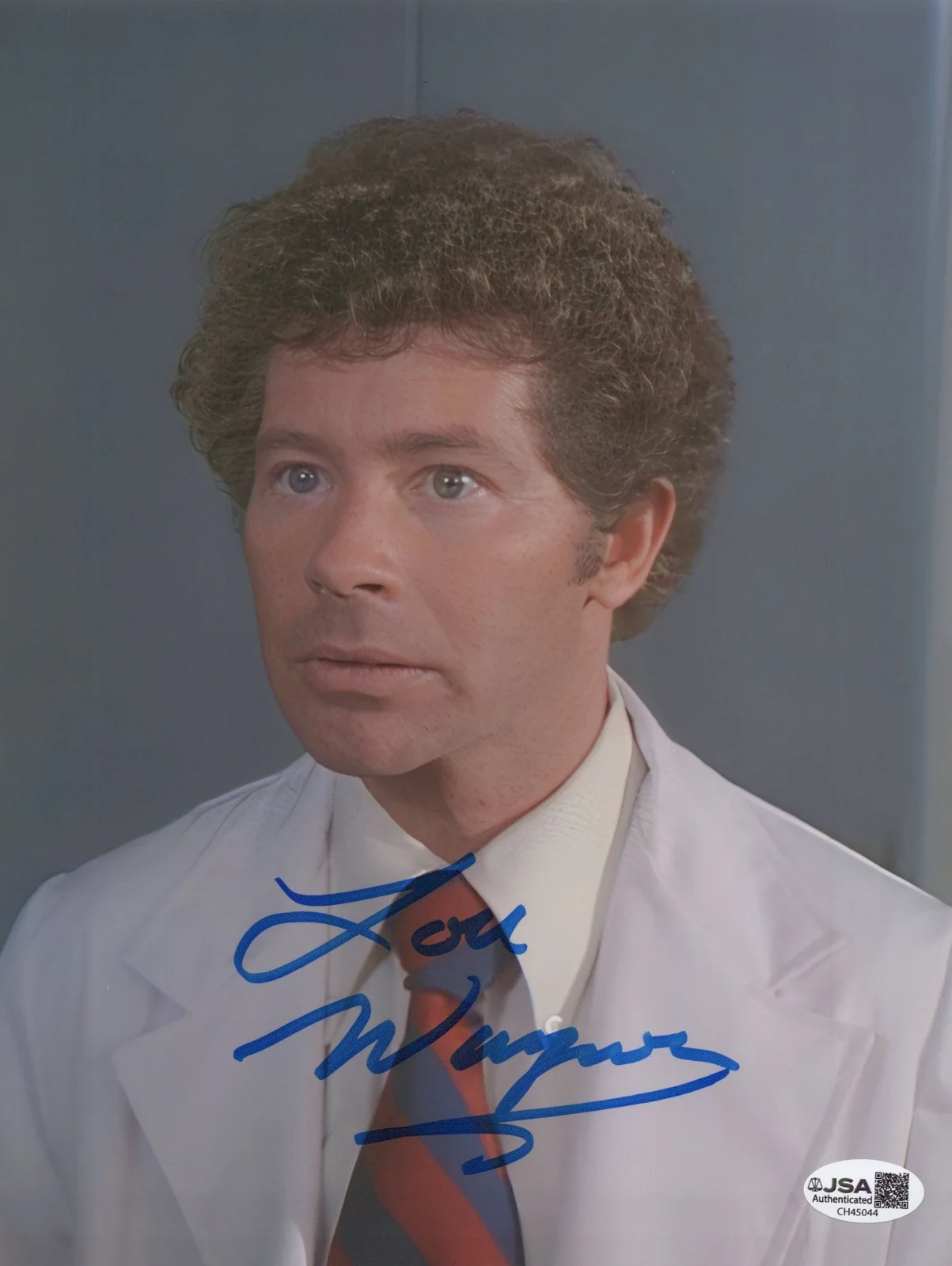Lou Wagner — LOU WAGNER Signed CHiPs 8x10 Authentic Harlan Arliss Photo JSA COA Cert