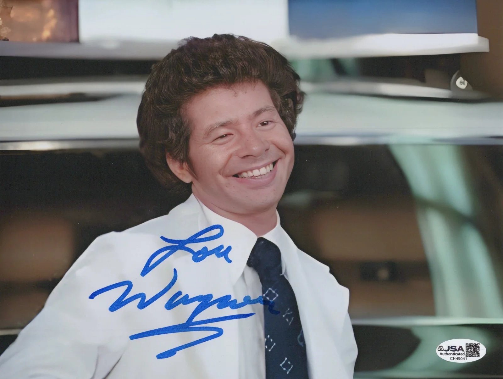 Lou Wagner — LOU WAGNER Signed CHiPs 8x10 Authentic Harlan Arliss Photo JSA COA Cert