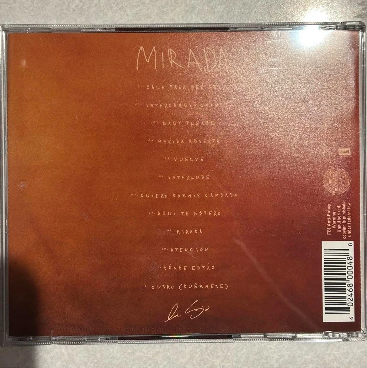 Ivan Cornejo Signed Mirada CD, image 2