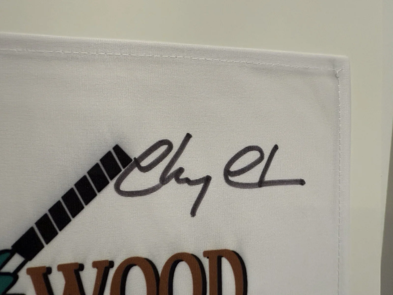 Chevy Chase — Chevy Chase signed “Caddyshack” golf pin flag. Beckett certified, image 2