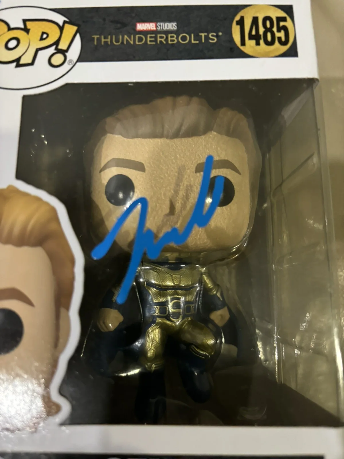 Lewis Pullman — The Sentry Funko Pop Signed By Lewis Pullman With Exact Proof Bob Thunderbolts, image 2