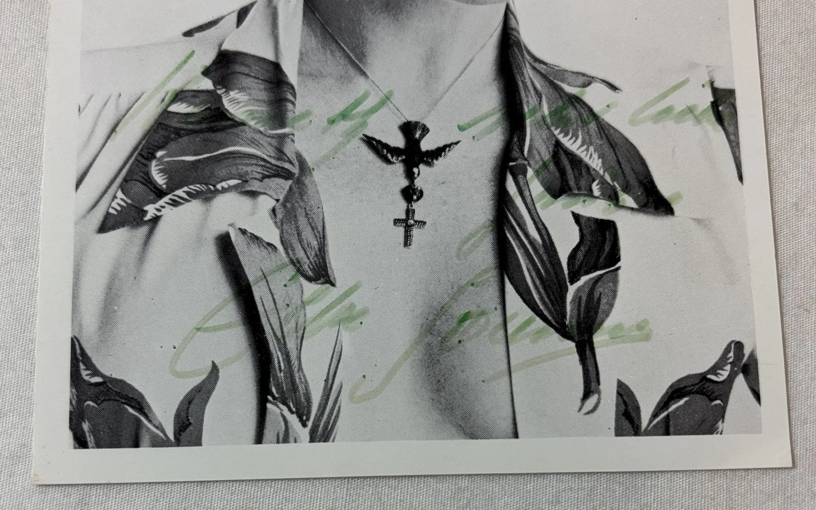 SIGNED 4x6 b+w photo ~ ELKE SOMMER ~ autograph, image 3