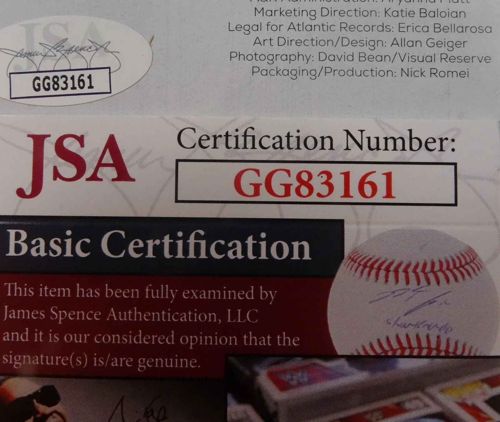 SIGNED DASHBOARD CONFESSIONAL AUTOGRAPHED CD CHRIS CERTIFIED JSA COA # GG83161, image 4