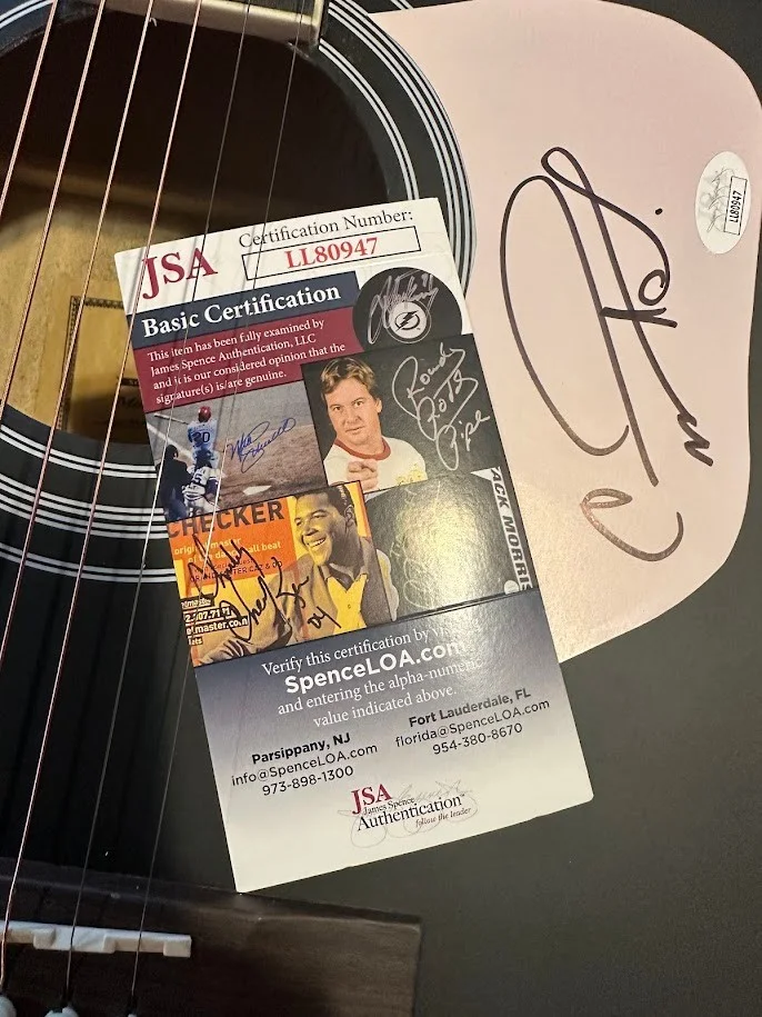 Carrie Underwood Signed Full Size Acoustic Guitar JSA, image 3