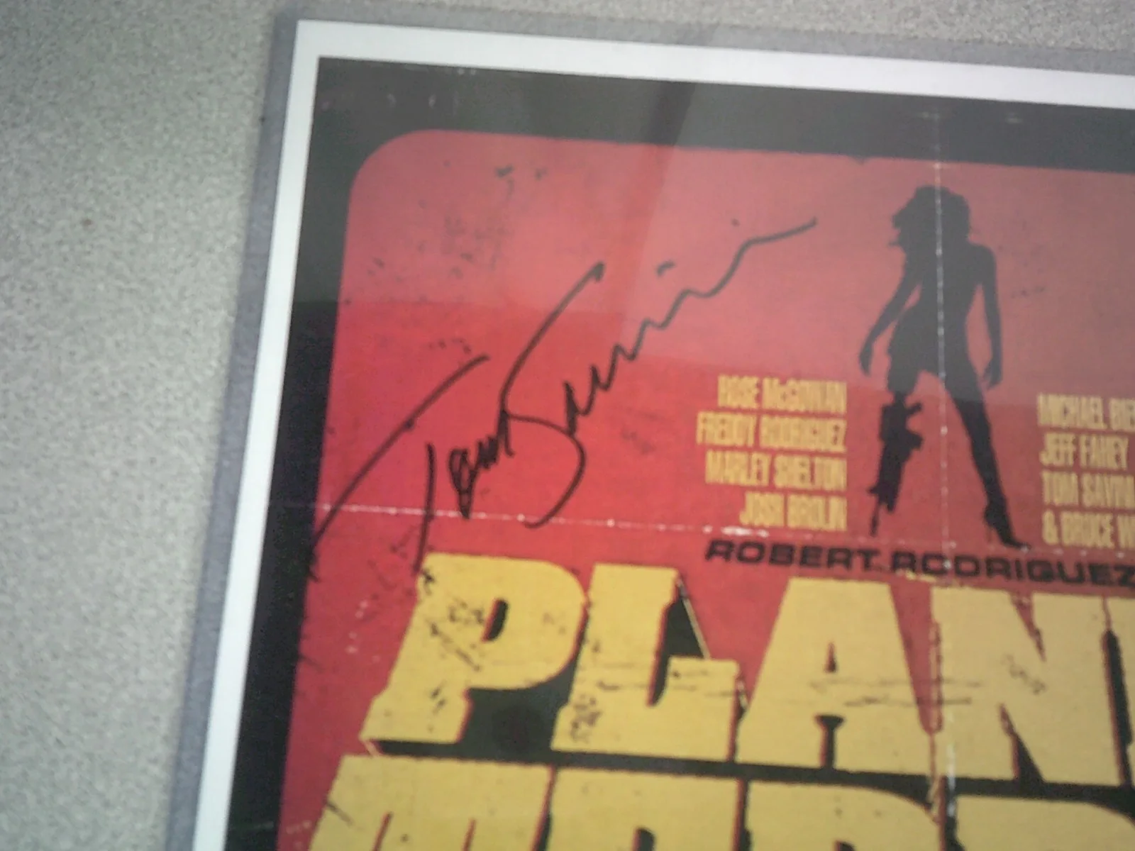 Tom Savini — Planet Terror Film Poster (11x17) Signed By Tom Savini w/ Steel City COA!, изображение 3