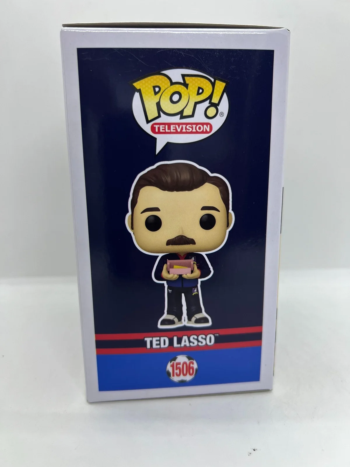Jason Sudeikis Signed Ted Lasso Funko Pop Ted Lasso #1506 ACOA, image 2