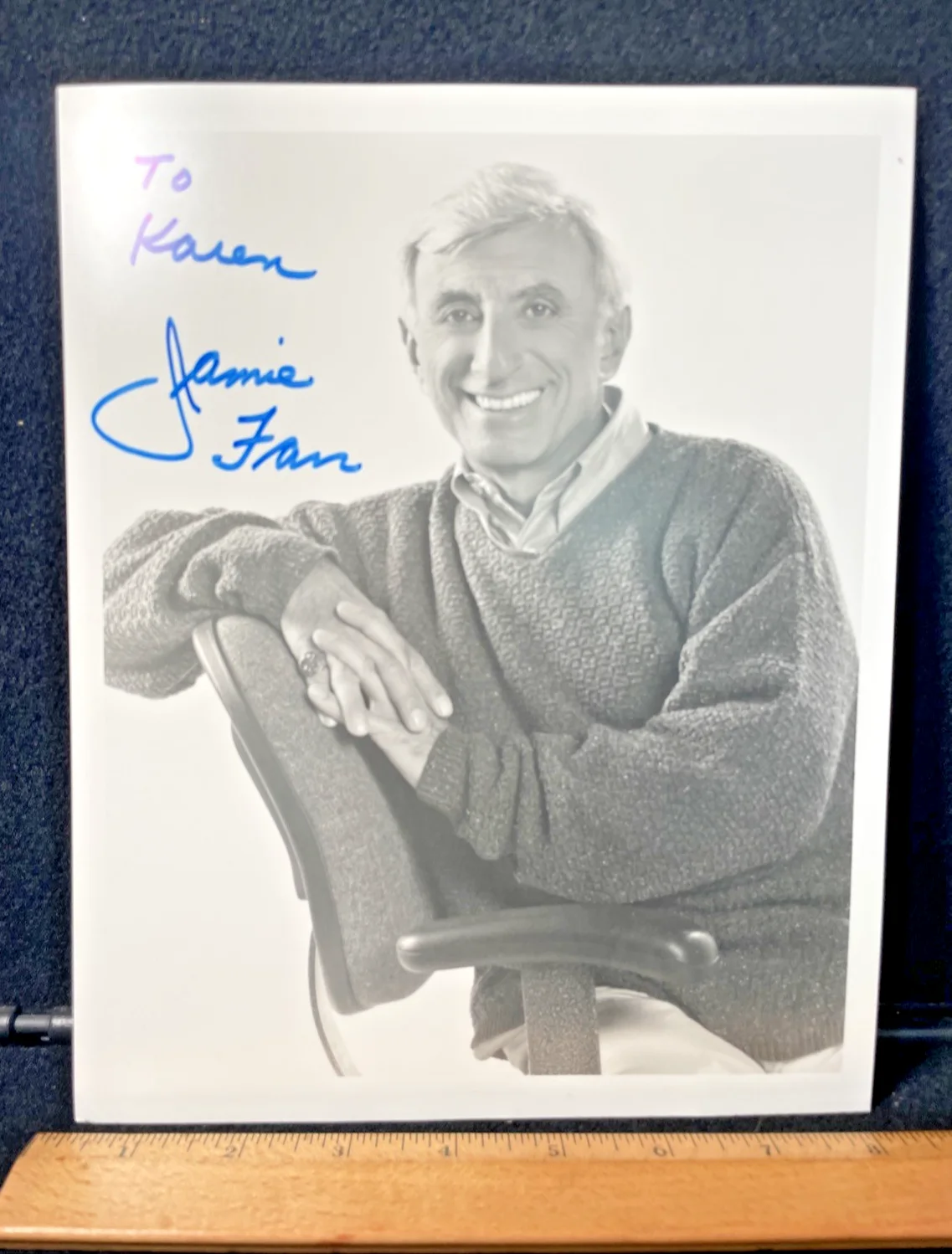 Jamie Farr — SIGNED Actor Jamie Farr Autographed Photo MASH TV Star