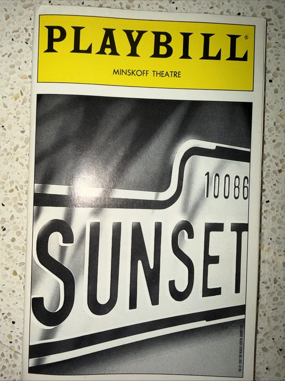 Glenn Close Alan Campbell — 1994 Sunset Blvd Playbill SIGNED by Glenn Close and Alan Campbell, изображение 2
