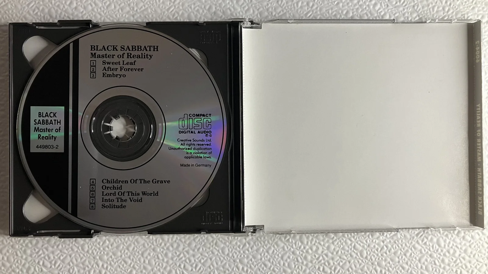 Master Of Reality by Black Sabbath - Autographed by all 4 band members!, изображение 5