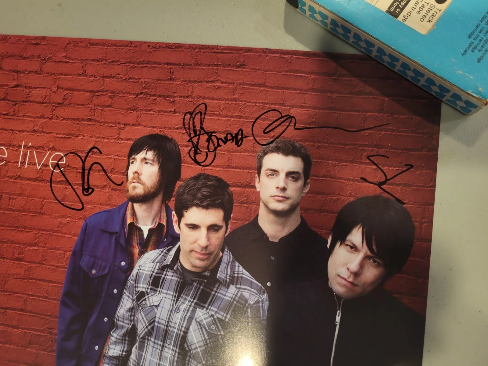 Far At Night We Live Autographed Signed Poster JonahMatranga Shaun Lopez Crosses, изображение 3