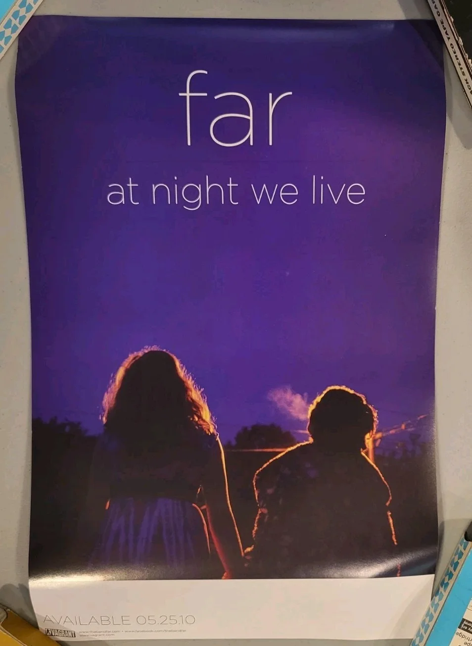 Far At Night We Live Autographed Signed Poster JonahMatranga Shaun Lopez Crosses, изображение 4