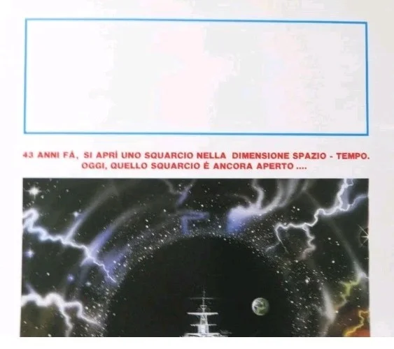 Philadelphia Experiment Italian Original Movie Poster Cinema. 1984 Rolled. V/G, изображение 2