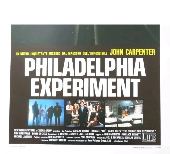 Philadelphia Experiment Italian Original Movie Poster Cinema. 1984 Rolled. V/G, изображение 3