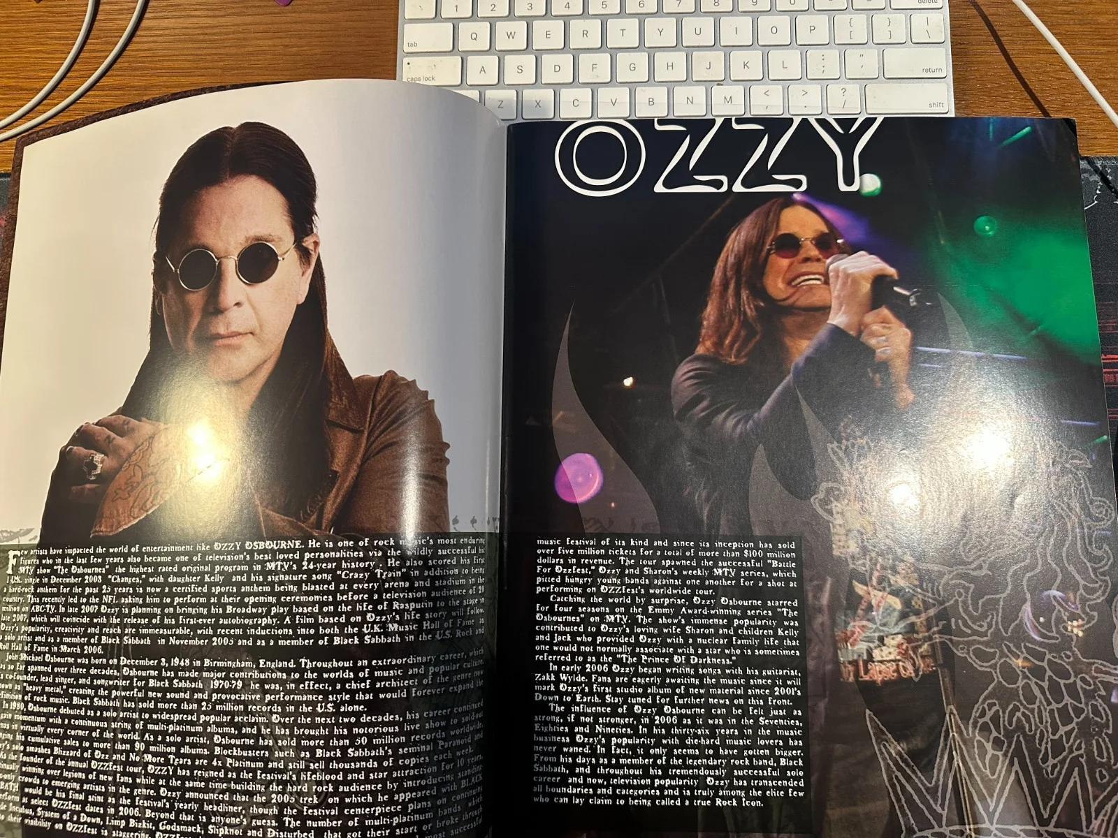 Ozzy Osbourne Zakk Bordin Blasko, Wakeman Ozzfest 2006 SIGNED Tour Program book, изображение 4