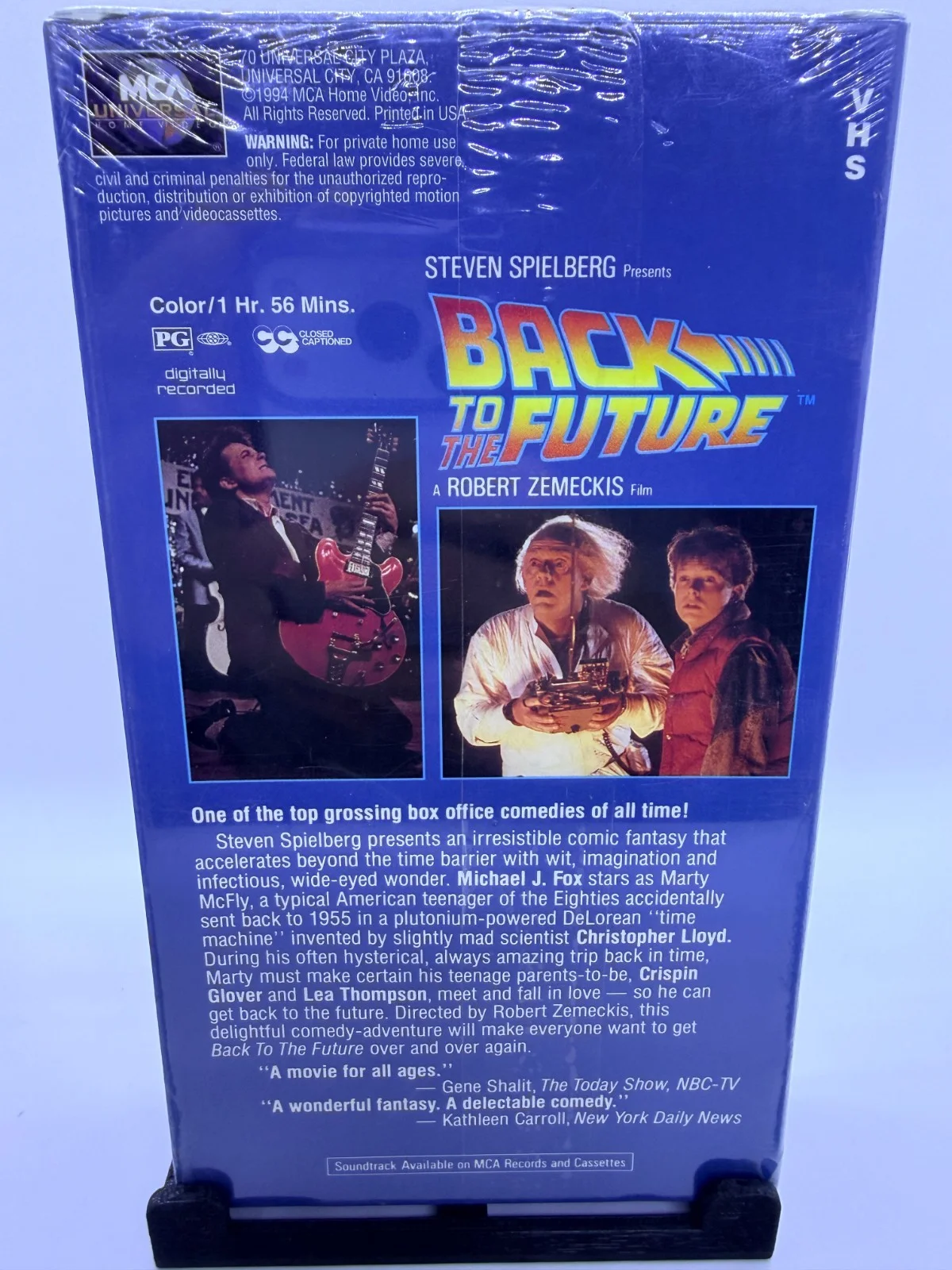 Michael J Fox — Back to the Future (1985) Sealed VHS McDonald’s + Michael J Fox SIGNED Funko Pop, image 3