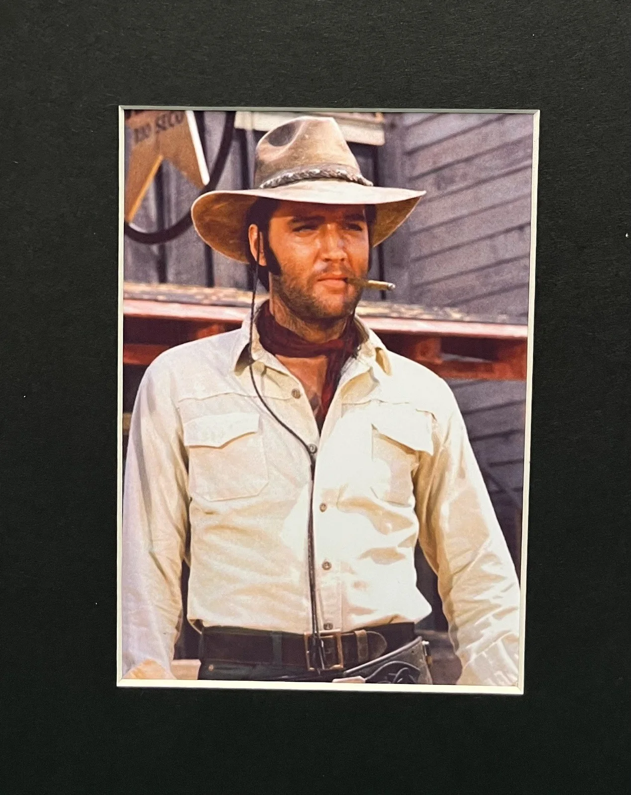 ELVIS PRESLEY . CHARRO 35mm Film Cell Mounted Display, image 2