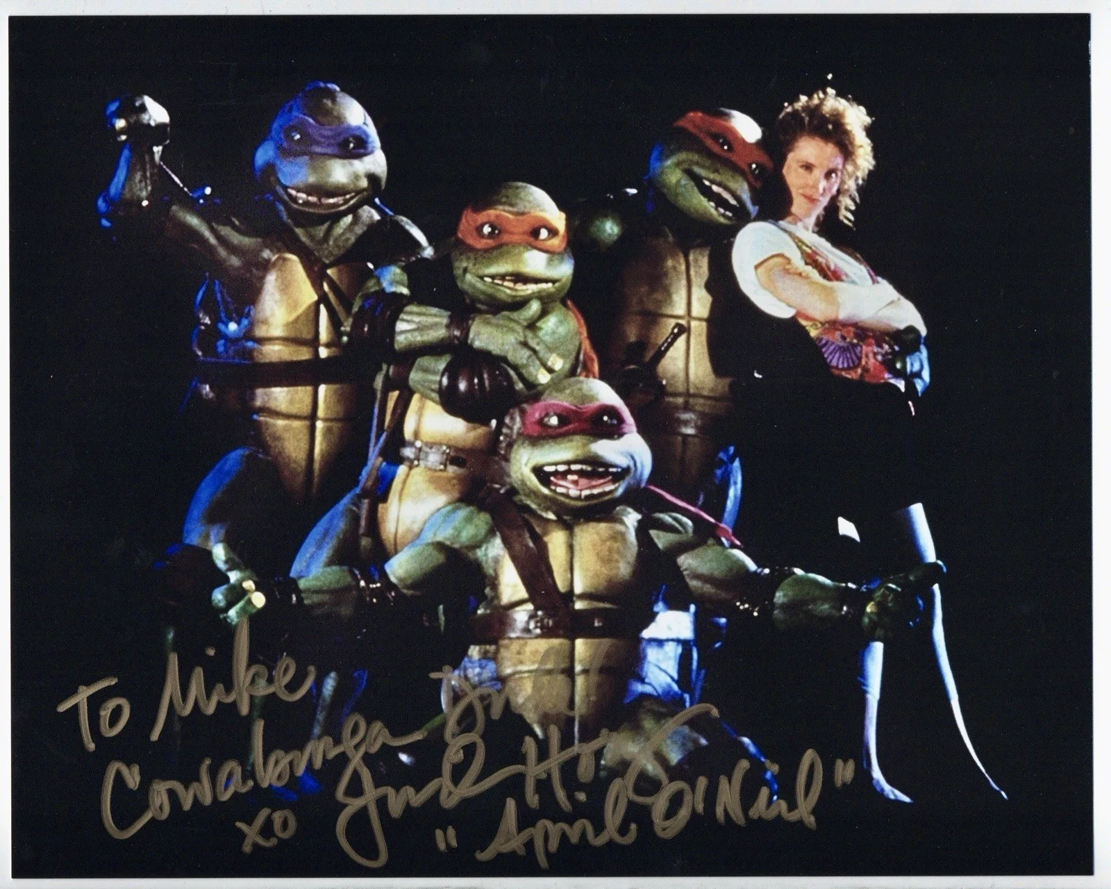 Judith Hoag — Judith Hoag April O’Neil Signed 8x10” Photo Teenage Mutant Ninja Turtles W/COA