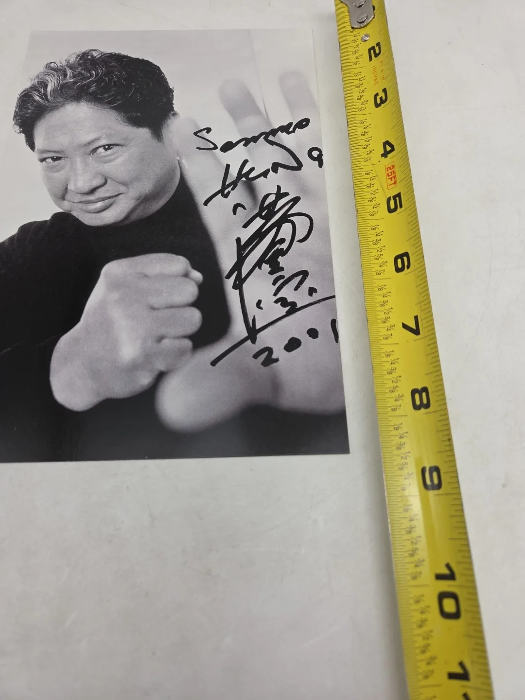 Sammo Hung SIGNED / AUTOGRAPHED - 8.5"x5.75" Photo - 2001, image 4