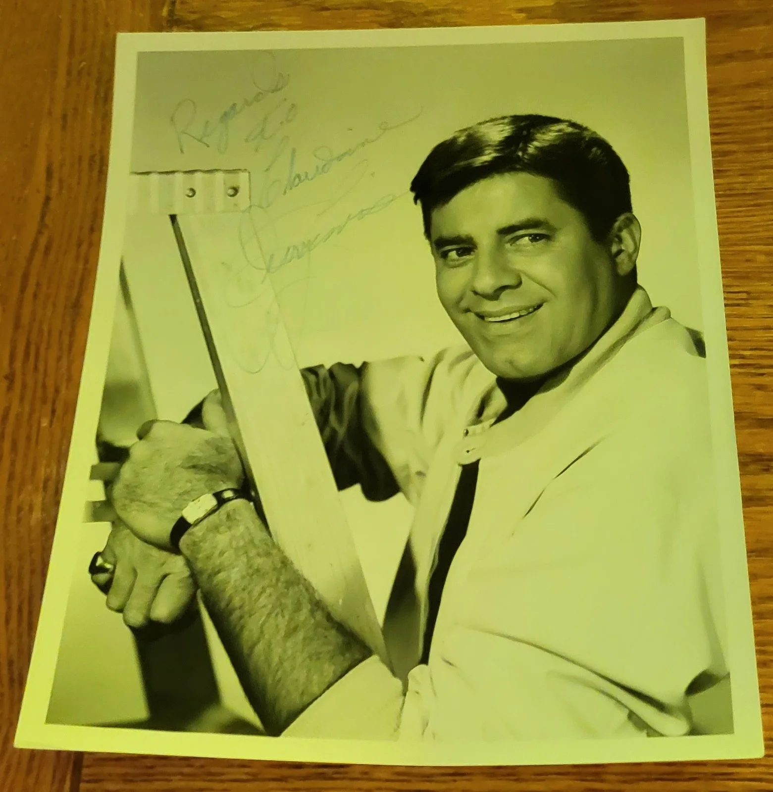 Jerry Lewis — Jerry Lewis - Original Autograph Photo - Hand Signed 8x10 Inscribed