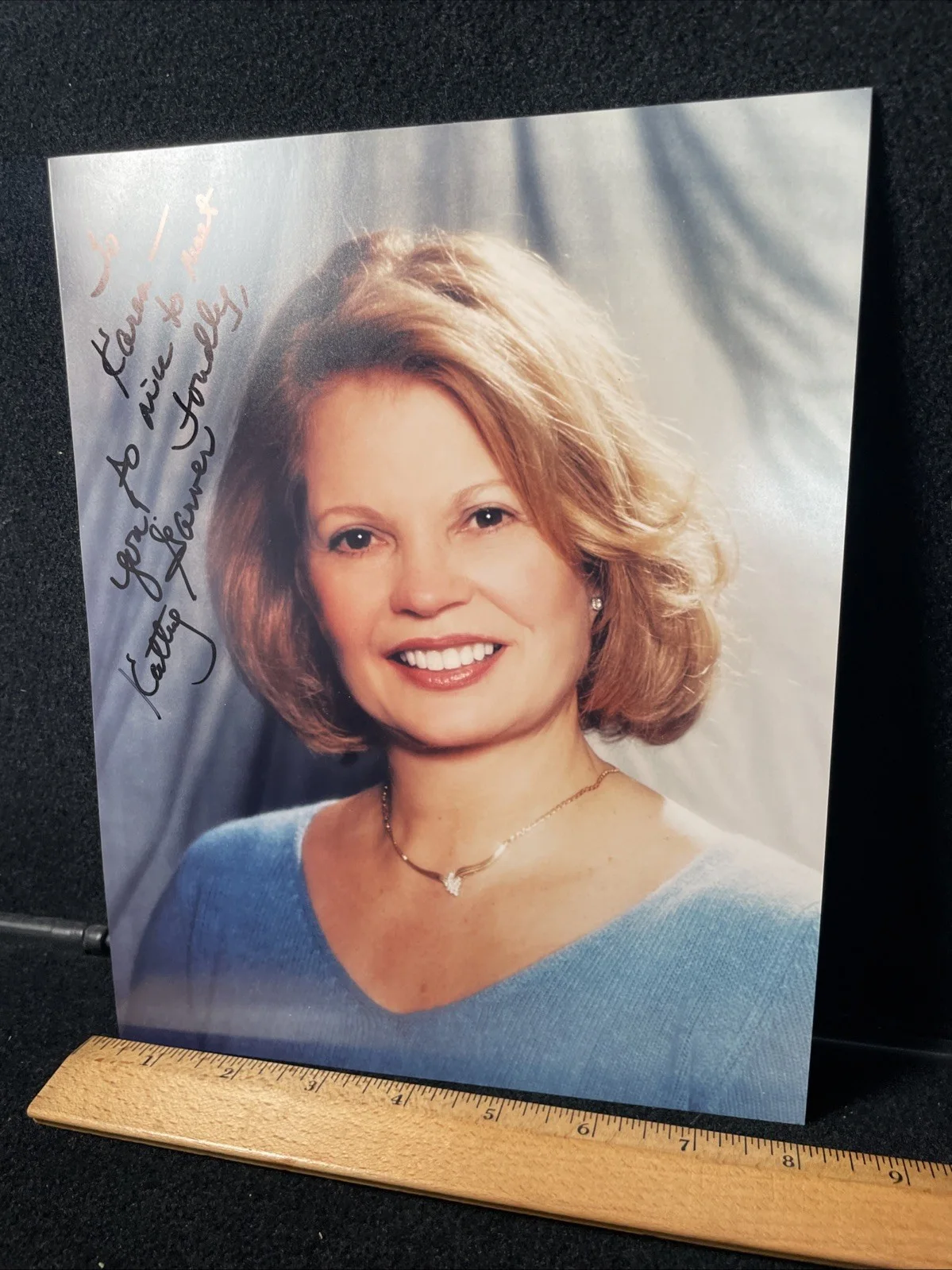 Cathy Garver — SIGNED! Cathy Garver, A Family Affair, Talent Agency Headshot Photo, изображение 3