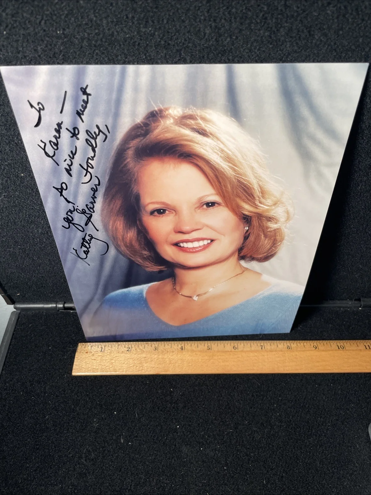 Cathy Garver — SIGNED! Cathy Garver, A Family Affair, Talent Agency Headshot Photo, изображение 4
