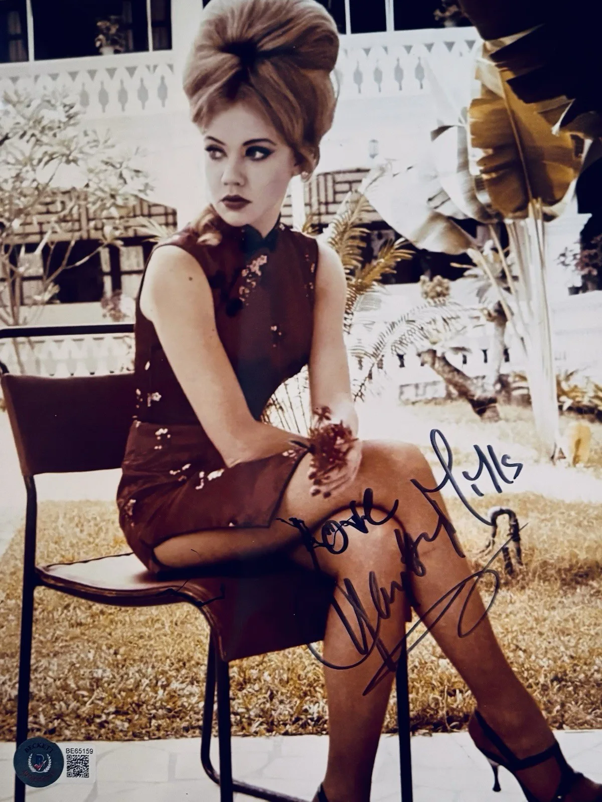 Hayley Mills Signed 8x10 Beckett, image 2