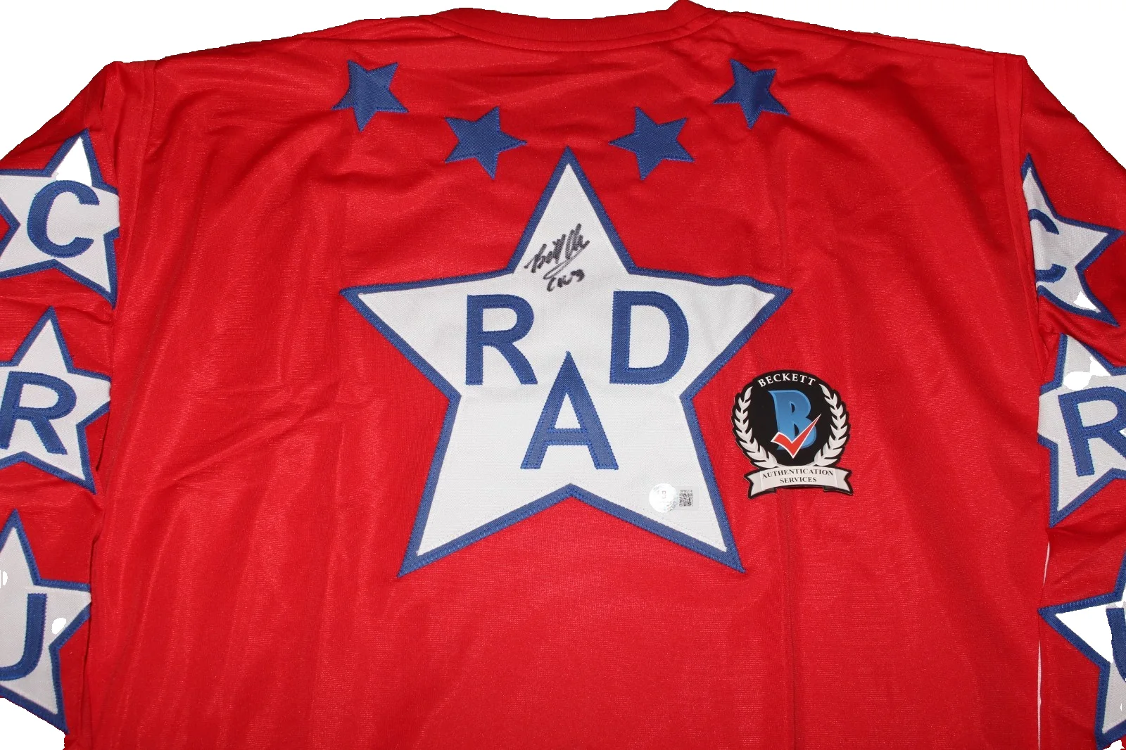 BILL ALLEN SIGNED 'RAD' CRU JONES #33 MOVIE BMX BIKE JERSEY BECKETT BAS COA, изображение 3
