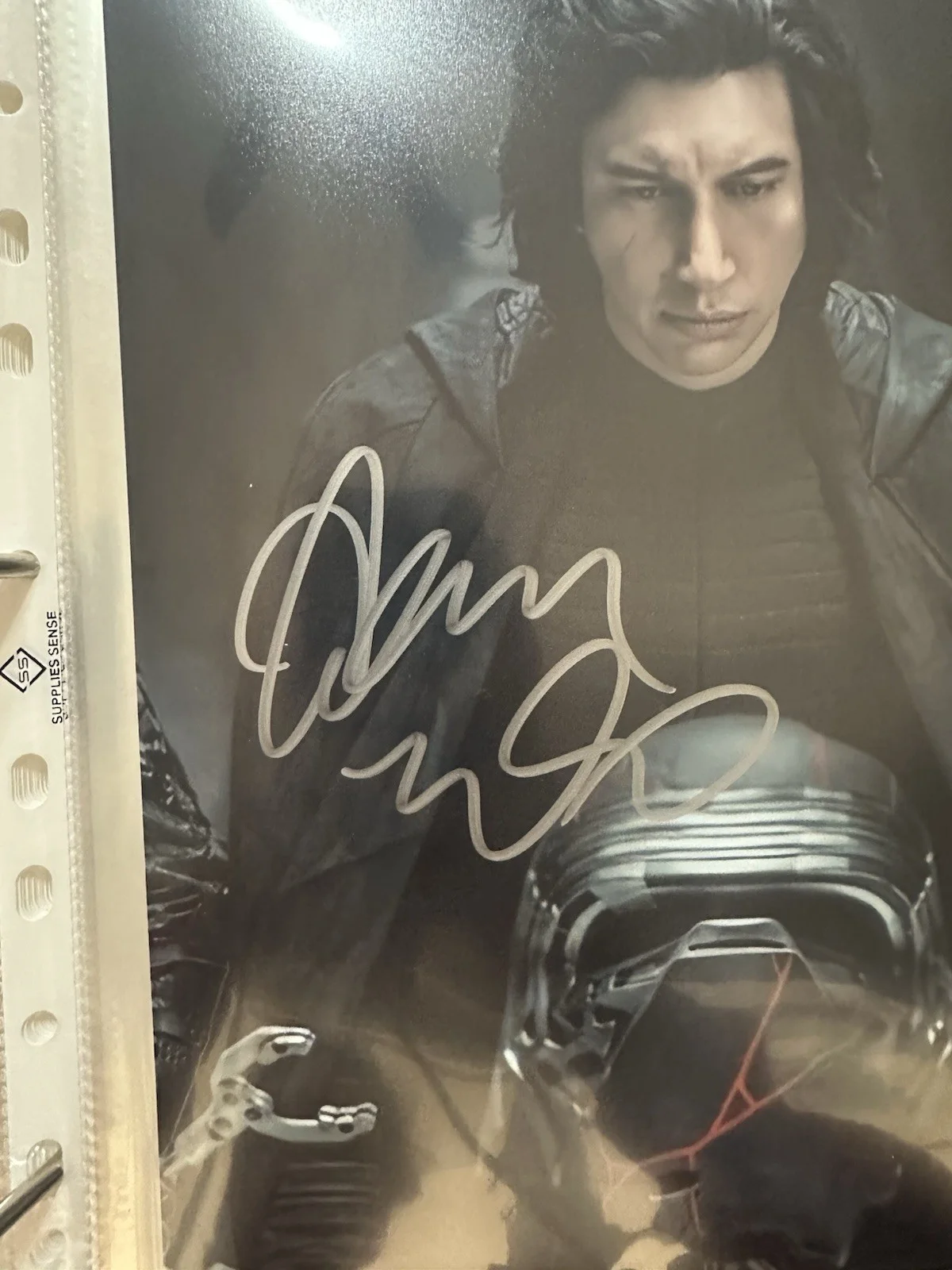 Adam Driver Star Wars Disney Kylo Ren Autographed 8x10 Photo with COA, image 2