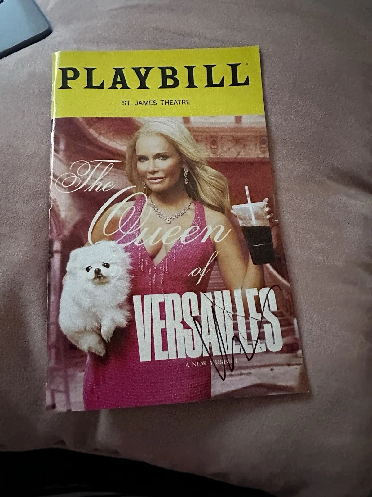 Kristin Chenoweth — Queen Of Versailles Signed Broadway Playbill - Kristin Chenoweth