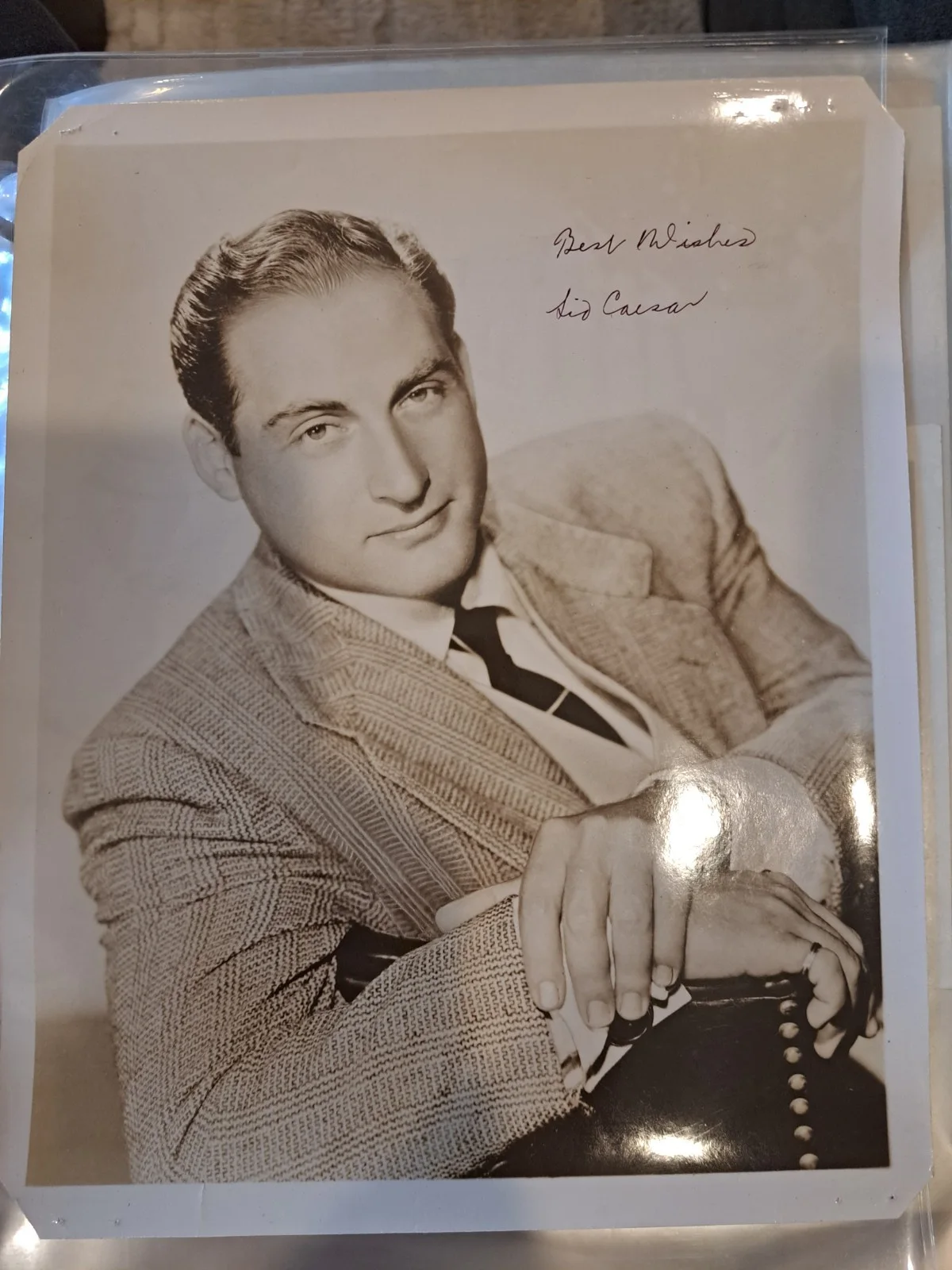 Sid Caesar — Sid Caesar Autographed Photo 8x10