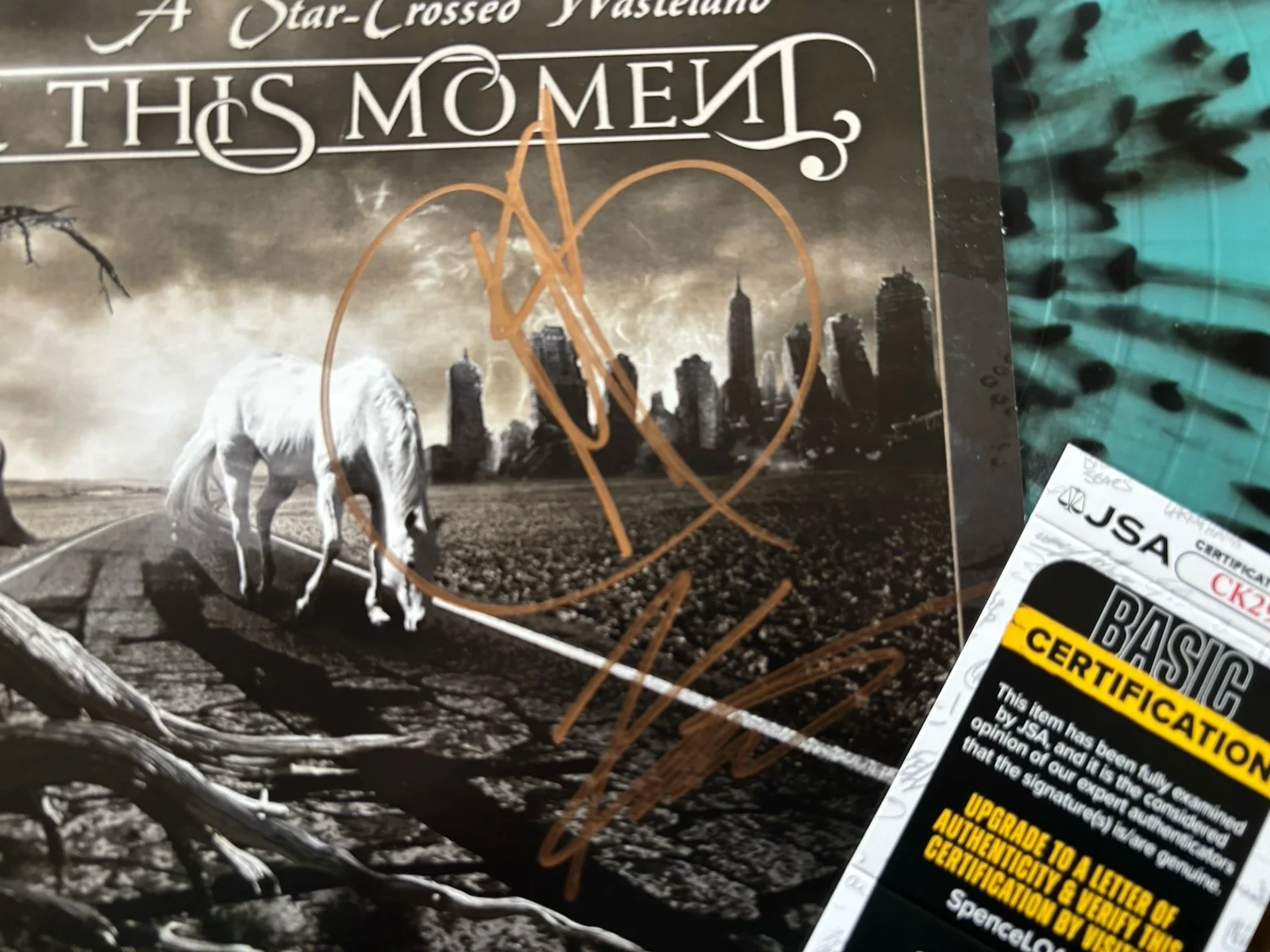 IN THIS MOMENT A STAR CROSSED WASTELAND SIGNED VINYL LP Record JSA Maria Brink, image 2