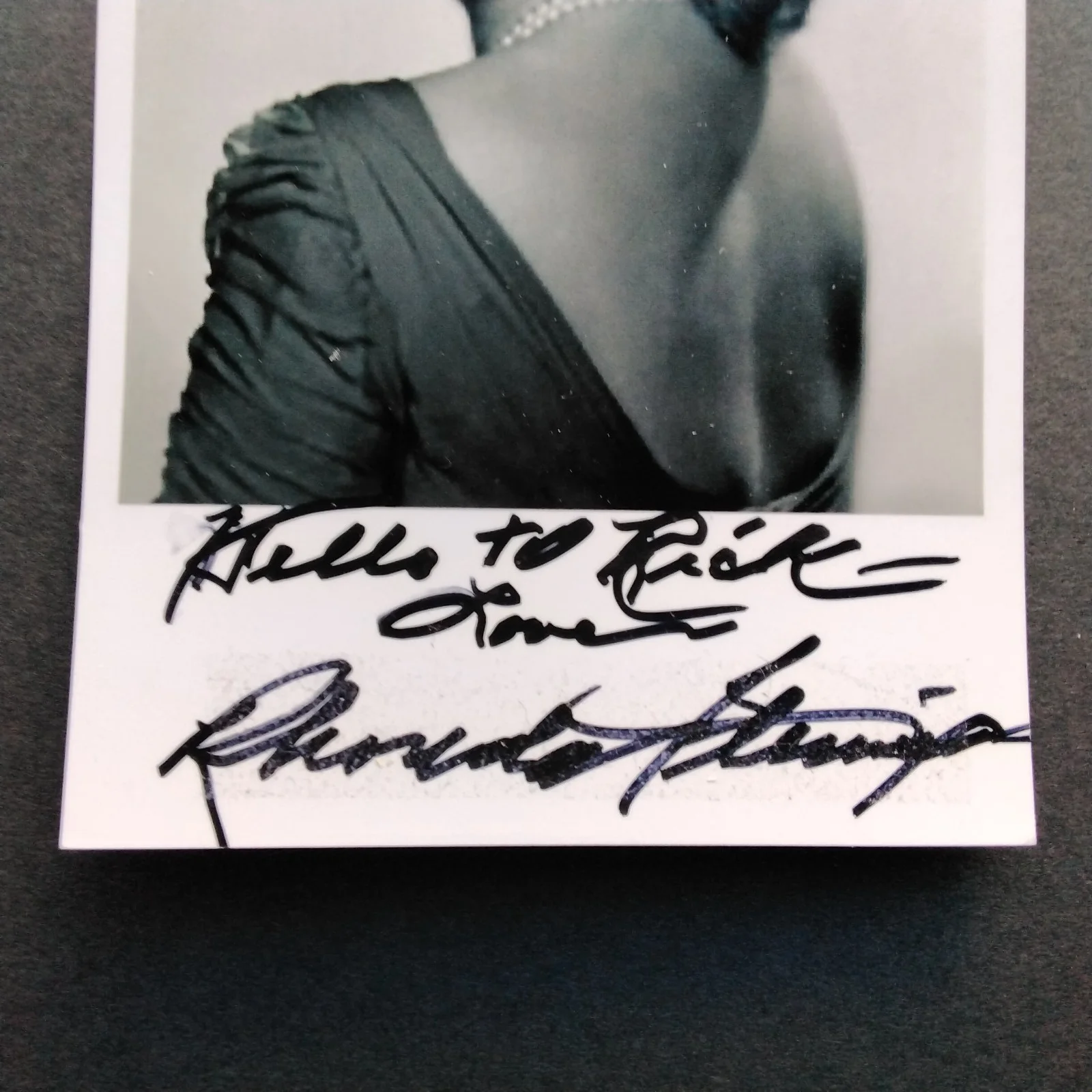 Rhonda Fleming SIGNED Photo 40s Movie Actress Out of The Past King Arthur Court, изображение 3