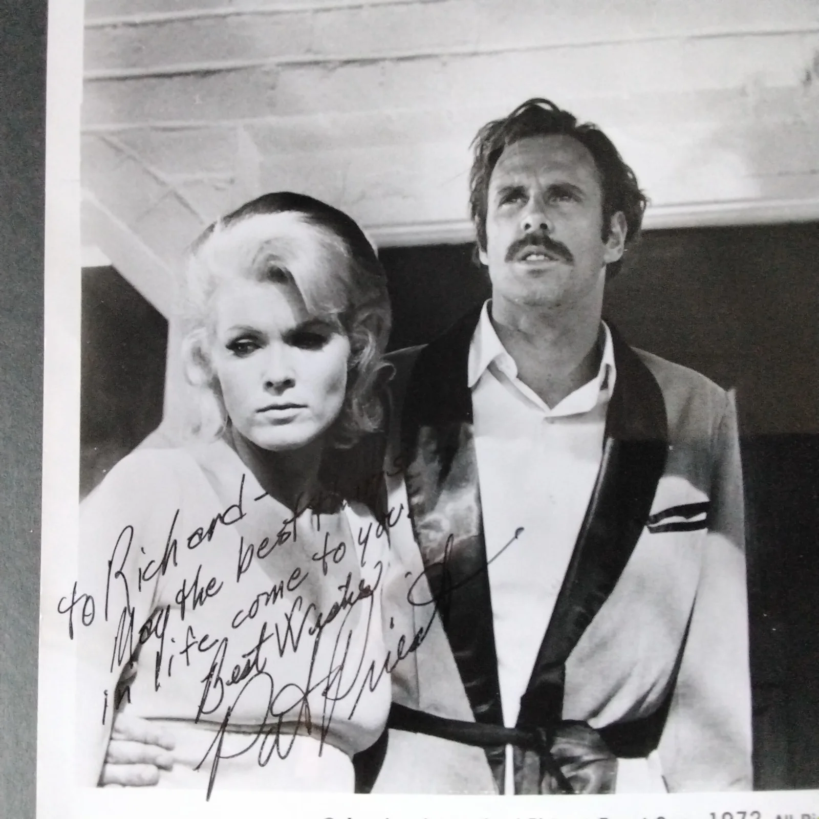 Pat Priest SIGNED 1972 Photo Movie TV Actress The Munsters 2 Headed Transplant, изображение 3