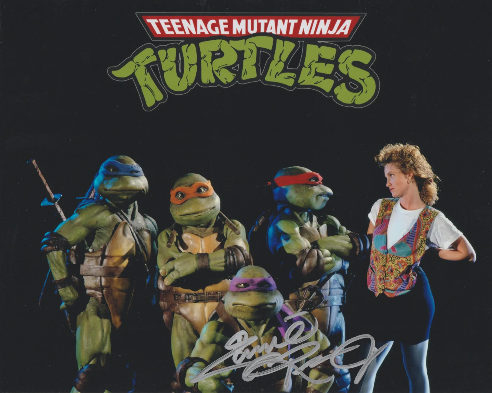 ERNIE REYES Jr — ERNIE REYES JR. SIGNED TEENAGE MUTANT NINJA TURTLES SIGNED PHOTO AUTOGRAPH TMNT